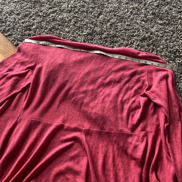 Peruvian Connection 100% Pima Cotton Pink Open Cardigan - Picture 9 of 10